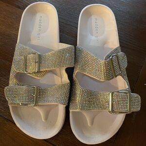 Madden Girl Rhinestone Sandals